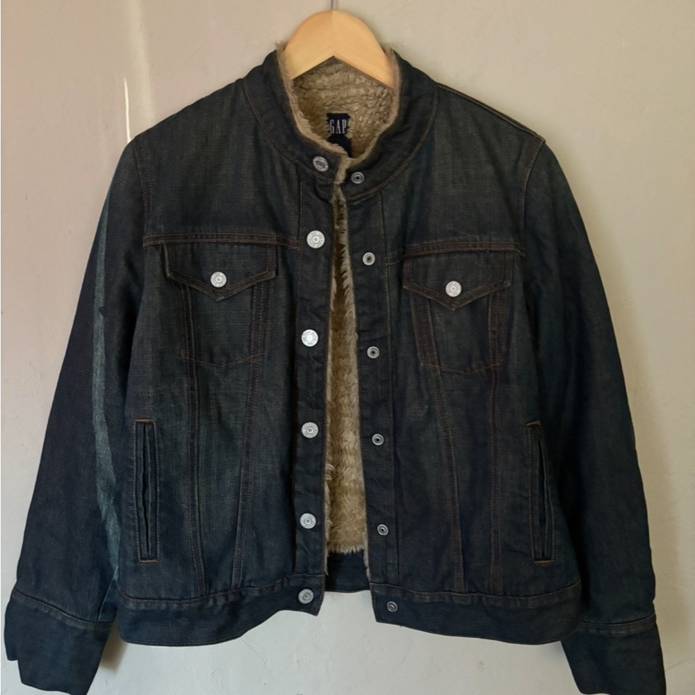 VINTAGE GAP DENIM/SHERPA JACKET